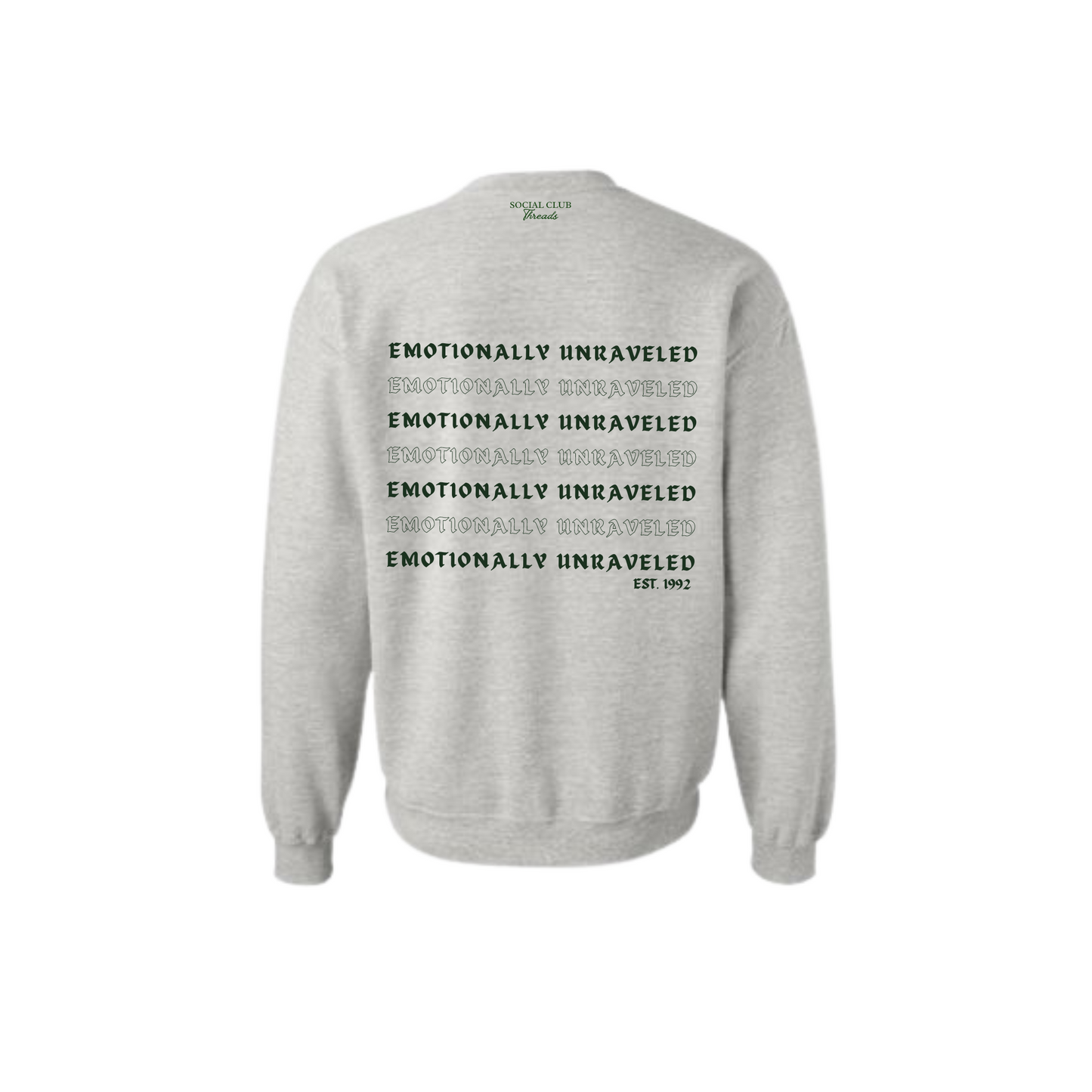 Emotionally Unraveled - Ash with Military Green