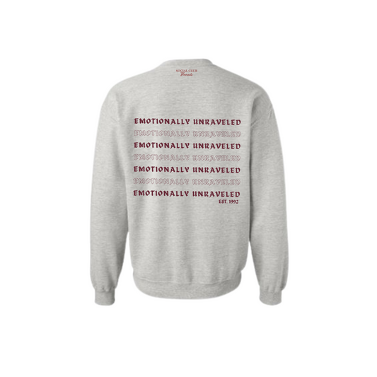Emotionally Unraveled - Ash with Maroon