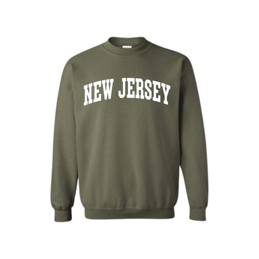 New Jersey State of Mind - Military Green