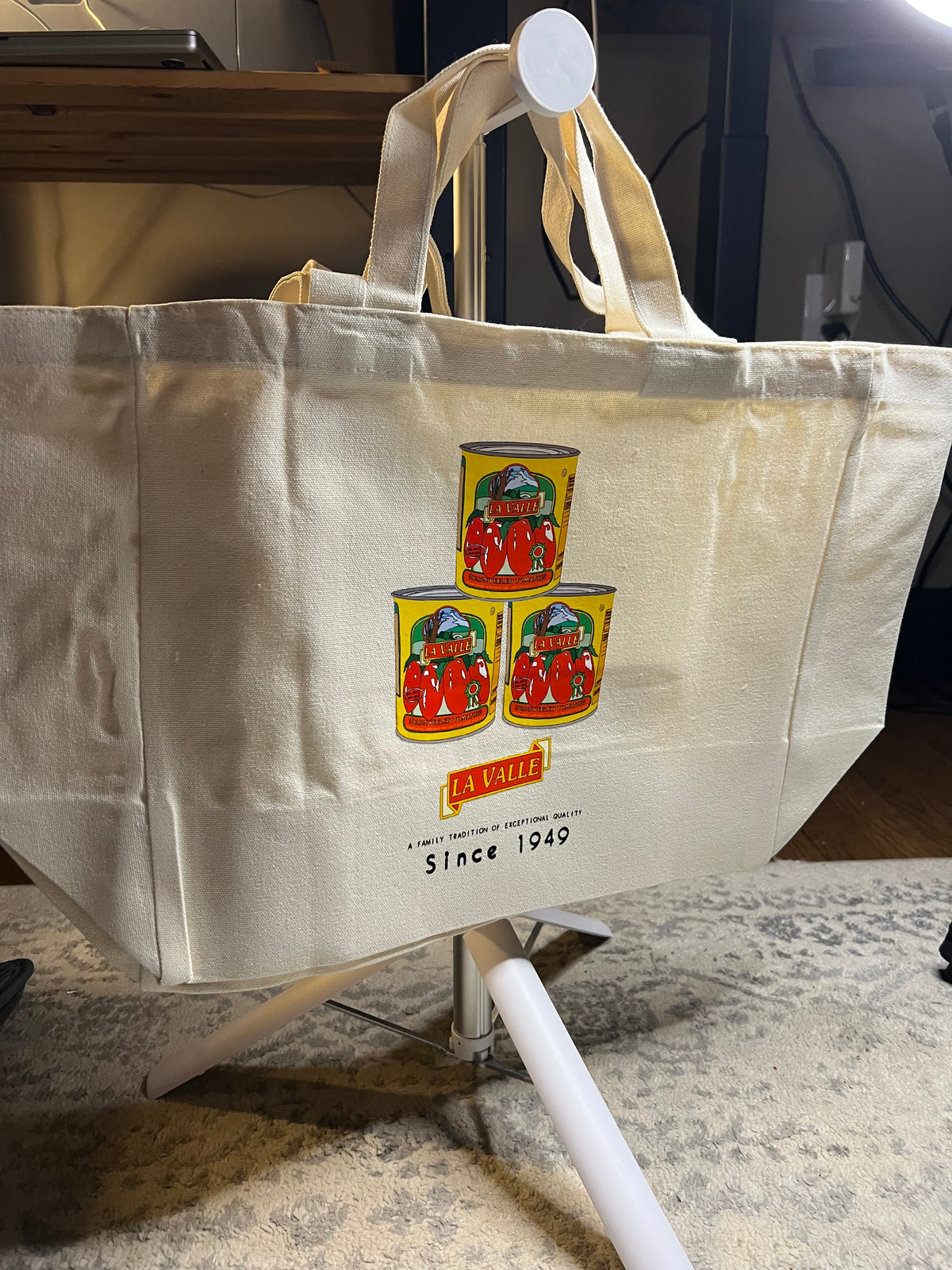 LaValle Canvas Printed Tote Bag