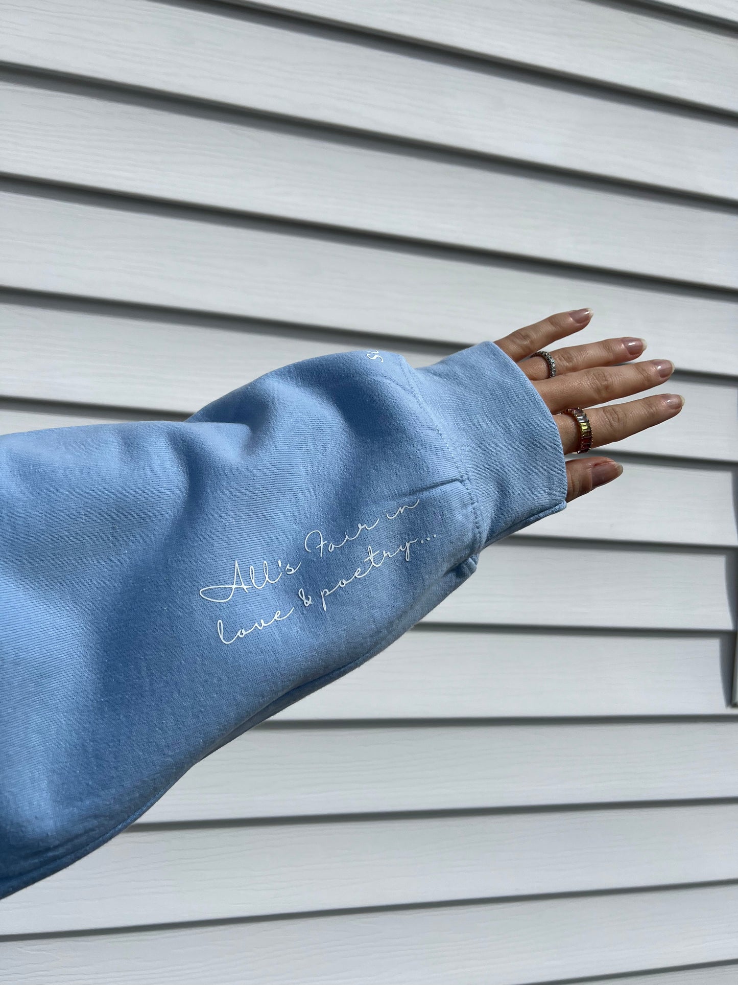 SAMPLE SALE University Poetry Club - Light Blue
